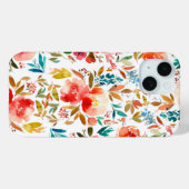 Orangefarbene Rose Blütensommer Case-Mate iPhone Hülle (Rückseite (Horizontal))