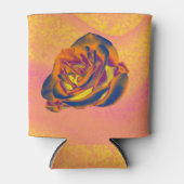 Orangefarbene Rose Dosenkühler (Vorderseite)