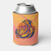 Orangefarbene Rose Dosenkühler (Kanne Rückseite)