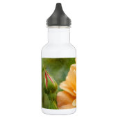 Orangefarbene Rose Edelstahlflasche (Links)