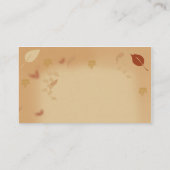 Orangefarbene Rose in den Platzkarten der Hochzeit (Rückseite)