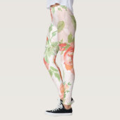 Orangefarbene Rose, Leggings (Links)