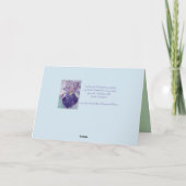 Orangefarbene Rose Malerei Blumengarten Karte (Rückseite)