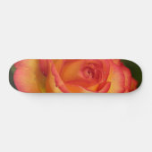 Orangefarbene Rose Skateboard (Horizontal)