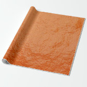 Orangefarbene Schale Geschenkpapier (Ungerollt)