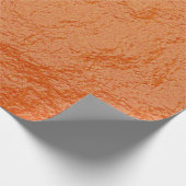 Orangefarbene Schale Geschenkpapier (Ecke)