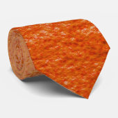 Orangefarbene Schale Krawatte (Gerollt)