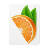 Orangefarbene Scheibe Magnet (Vertikal)