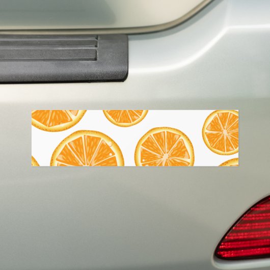 Orangefarbene Scheiben Autoaufkleber (Auf Auto)