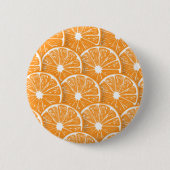 Orangefarbene Scheiben Button (Vorderseite)