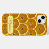 Orangefarbene Scheiben, frische Fruchtmuster indiv Case-Mate iPhone Hülle (Rückseite (Horizontal))