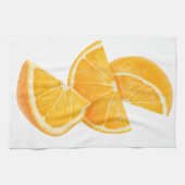 Orangefarbene Scheiben Küchentuch (Horizontal)
