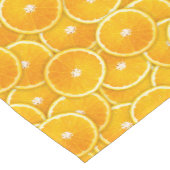 Orangefarbene Scheiben Kurzer Tischläufer (Ecke)