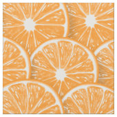 Orangefarbene Scheiben Stoff (Nahaufnahme)