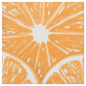 Orangefarbene Scheiben Stoff (Nahaufnahme)