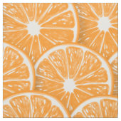 Orangefarbene Scheiben Stoff (Muster)