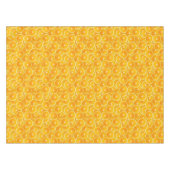 Orangefarbene Scheiben Tischdecke (Vorderseite (Horizontal))