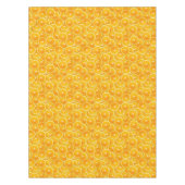 Orangefarbene Scheiben Tischdecke (Vorderseite)