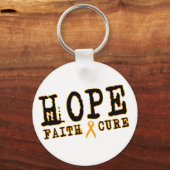 Orangefarbene Schlüsselanhänger RSD Leukämie MS (Vorderseite)