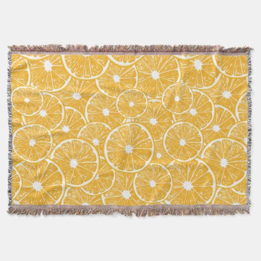 Orangefarbene Schnittmuster Decke (Vorderseite)