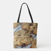 Orangefarbene Schokolade Chip Cookies Tasche (Rückseite)