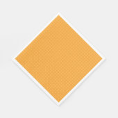Orangefarbene Servietten (Ecke)