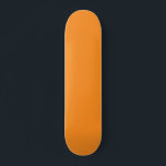 Orangefarbene Skateboard<br><div class="desc">Orangefarbenes Skateboard. Schlichtes Skate-Deck in Orange. Vollfarbiger Orange.</div>