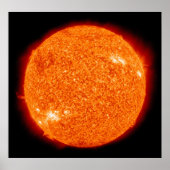 Orangefarbene Sonnenbrände Poster (Vorne)