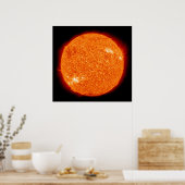 Orangefarbene Sonnenbrände Poster (Küche)