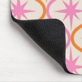 Orangefarbene Sternexplosionen aus dem Mittelalter Mousepad (Ecke)
