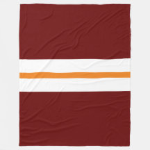 Orangefarbene Streifen auf tiefroten Streifen