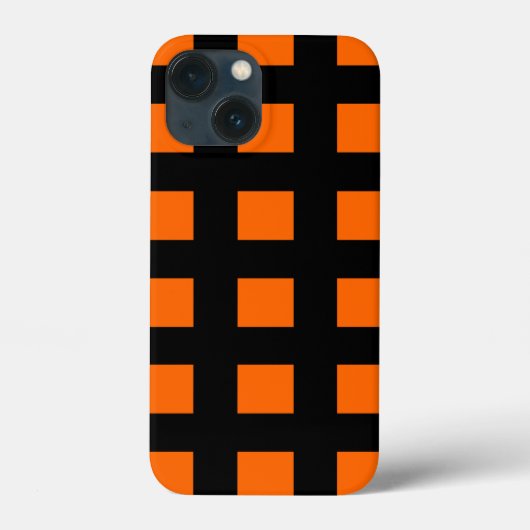 Orangefarbene Streifen Case-Mate iPhone Hülle (Rückseite)