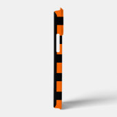 Orangefarbene Streifen Case-Mate iPhone Hülle (Rückseite / Rechts)