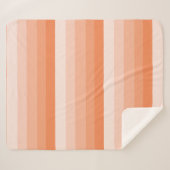 Orangefarbene Streifen Sherpadecke (Vorderseite (Horizontal))