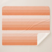 Orangefarbene Streifen Sherpadecke (Vorderseite (Horizontal))