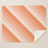 Orangefarbene Streifen Sherpadecke (Vorderseite (Horizontal))