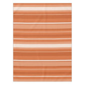 Orangefarbene Streifen Tischdecke (Vorderseite)