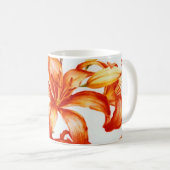 Orangefarbene Tasse der Kunstlilie (VorderseiteRechts)