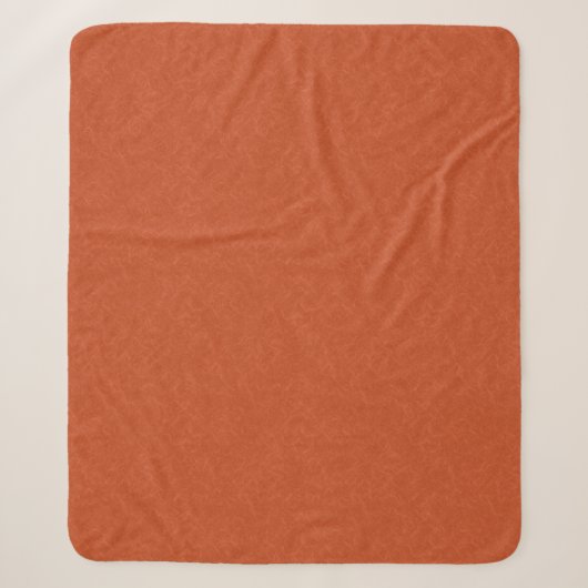 Orangefarbene texturierte Oberfläche mit wirbelnde Sherpadecke (Vorderseite)