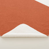 Orangefarbene texturierte Oberfläche mit wirbelnde Sherpadecke (3/4)