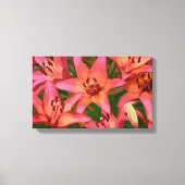 Orangefarbene Tigerlippe Leinwanddruck (Vorderseite)