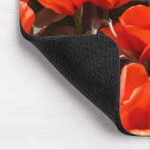 Orangefarbene Tulpen Mousepad (Ecke)
