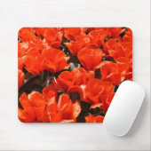 Orangefarbene Tulpen Mousepad (Mit Mouse)