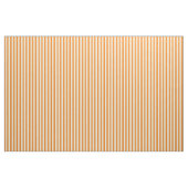 Orangefarbene und cremefarbene Streifen Stoff (Yard (91,4 cm))