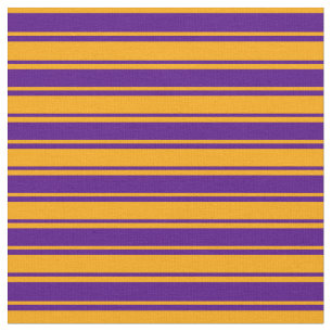 Orangefarbene und einfarbige Streifen/Linienmuster Stoff