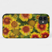 Orangefarbene und gelbe Echinacea Blumenkoffer Case-Mate iPhone Hülle (Rückseite (Horizontal))