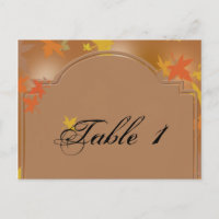Orangefarbene und gelbe Herbstlaube Hochzeitsszene