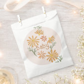 Orangefarbene und gelbe Milchdusche Geschenktütchen (Ausgeschnitten)