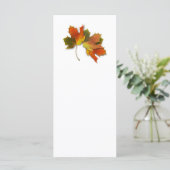 Orangefarbene und goldene Herbstblätter (Stehend Vorderseite)