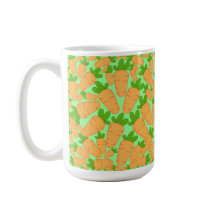 Orangefarbene und grüne Karotten